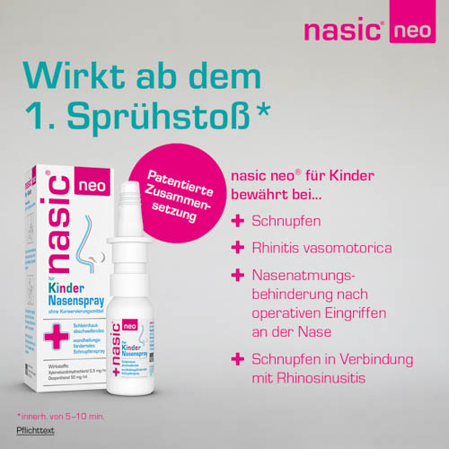 NASIC neo für Kinder Nasenspray NASIC neo für Kinder Nasenspray