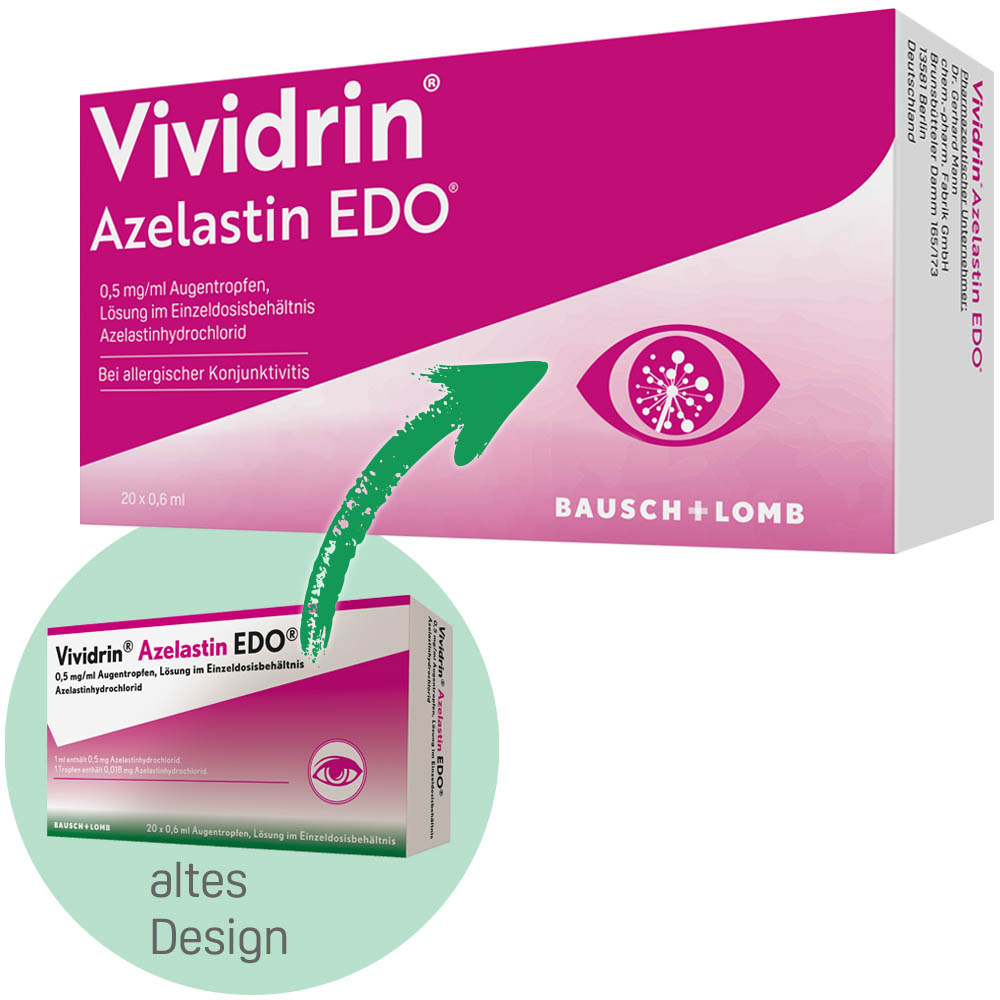 VIVIDRIN Azelastin EDO 0,5 mg/ml Augentr.Lsg.i.EDP VIVIDRIN Azelastin EDO 0,5 mg/ml Augentr.Lsg.i.EDP