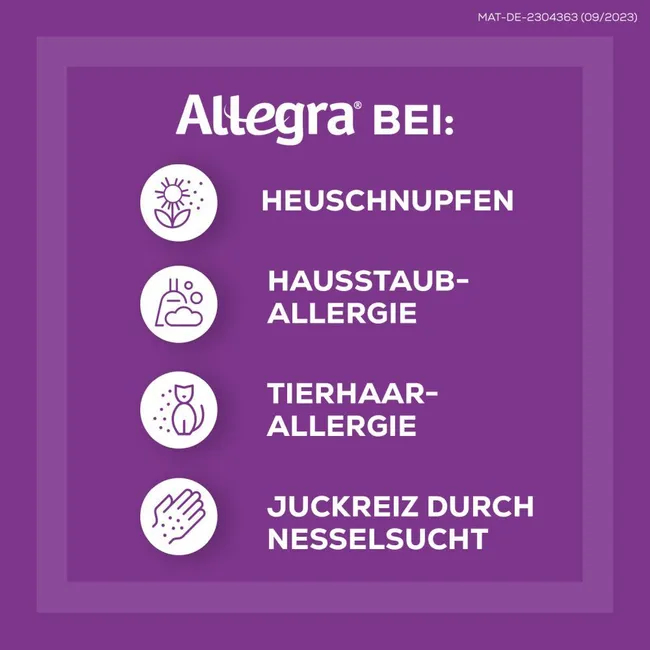 ALLEGRA Allergietabletten 20 mg Tabletten ALLEGRA Allergietabletten 20 mg Tabletten