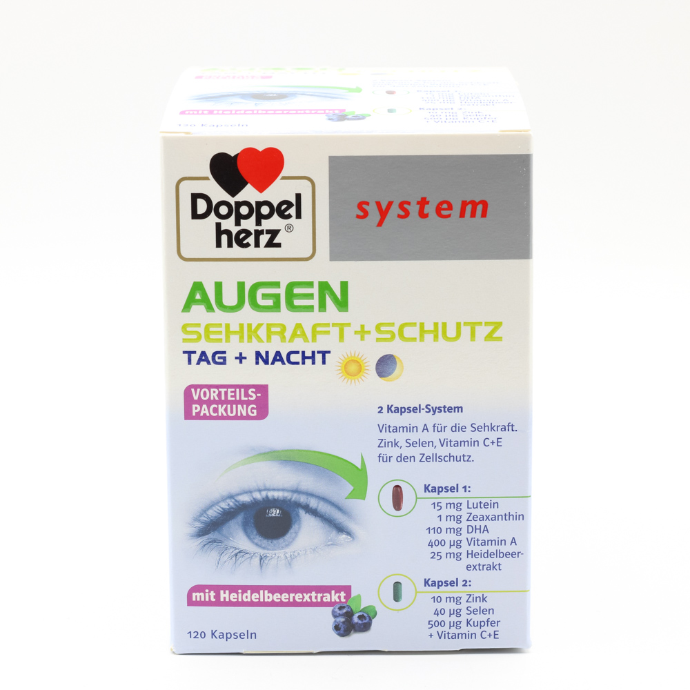 DOPPELHERZ Augen Sehkraft+Schutz system Kapseln DOPPELHERZ Augen Sehkraft+Schutz system Kapseln