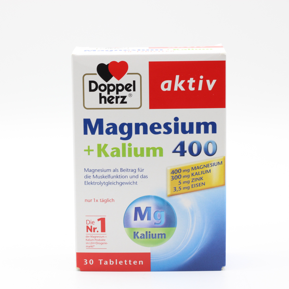 DOPPELHERZ Magnesium+Kalium Tabletten DOPPELHERZ Magnesium+Kalium Tabletten