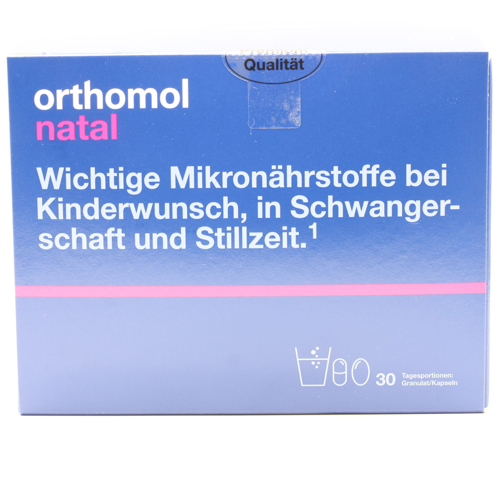 ORTHOMOL Natal Granulat/Kapseln 30 Btl.Kombipack. ORTHOMOL Natal Granulat/Kapseln 30 Btl.Kombipack.