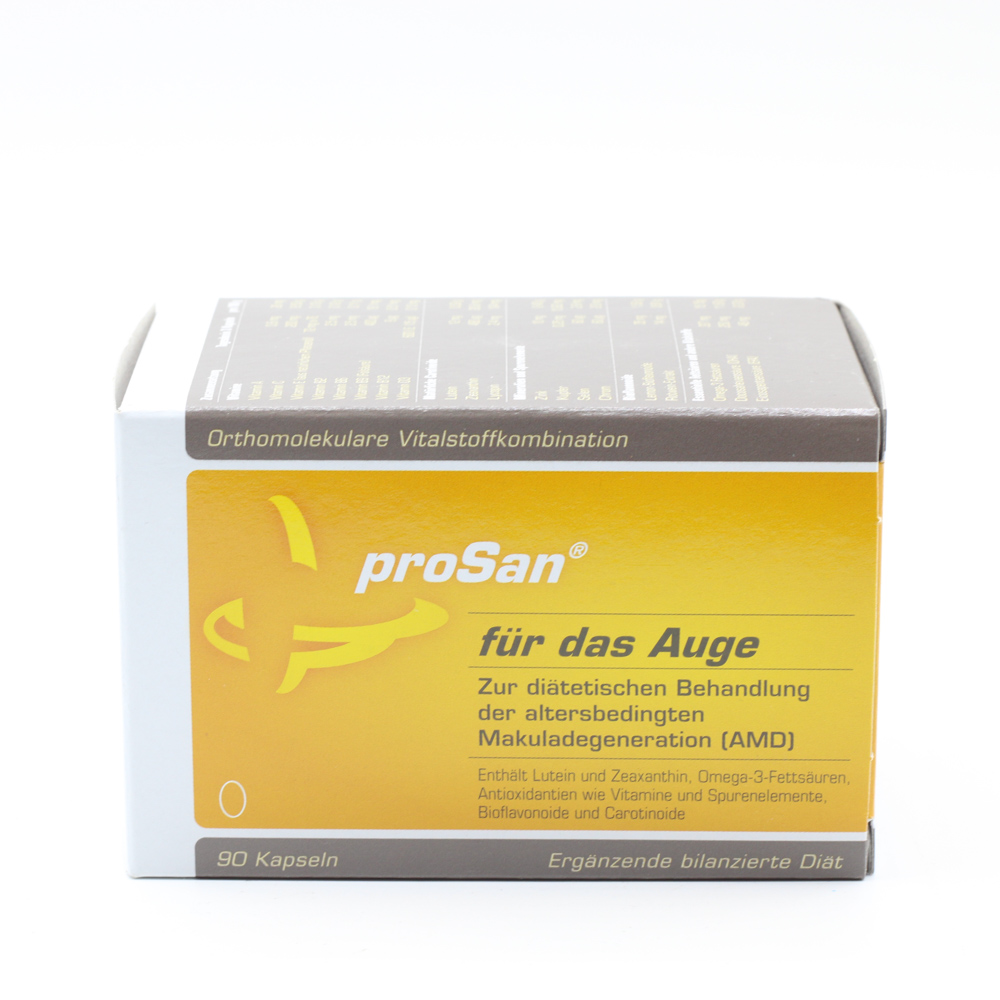 ORTHOMOLEKULARE Vitalstoffkomb.proSan f.Auge Kps. ORTHOMOLEKULARE Vitalstoffkomb.proSan f.Auge Kps.