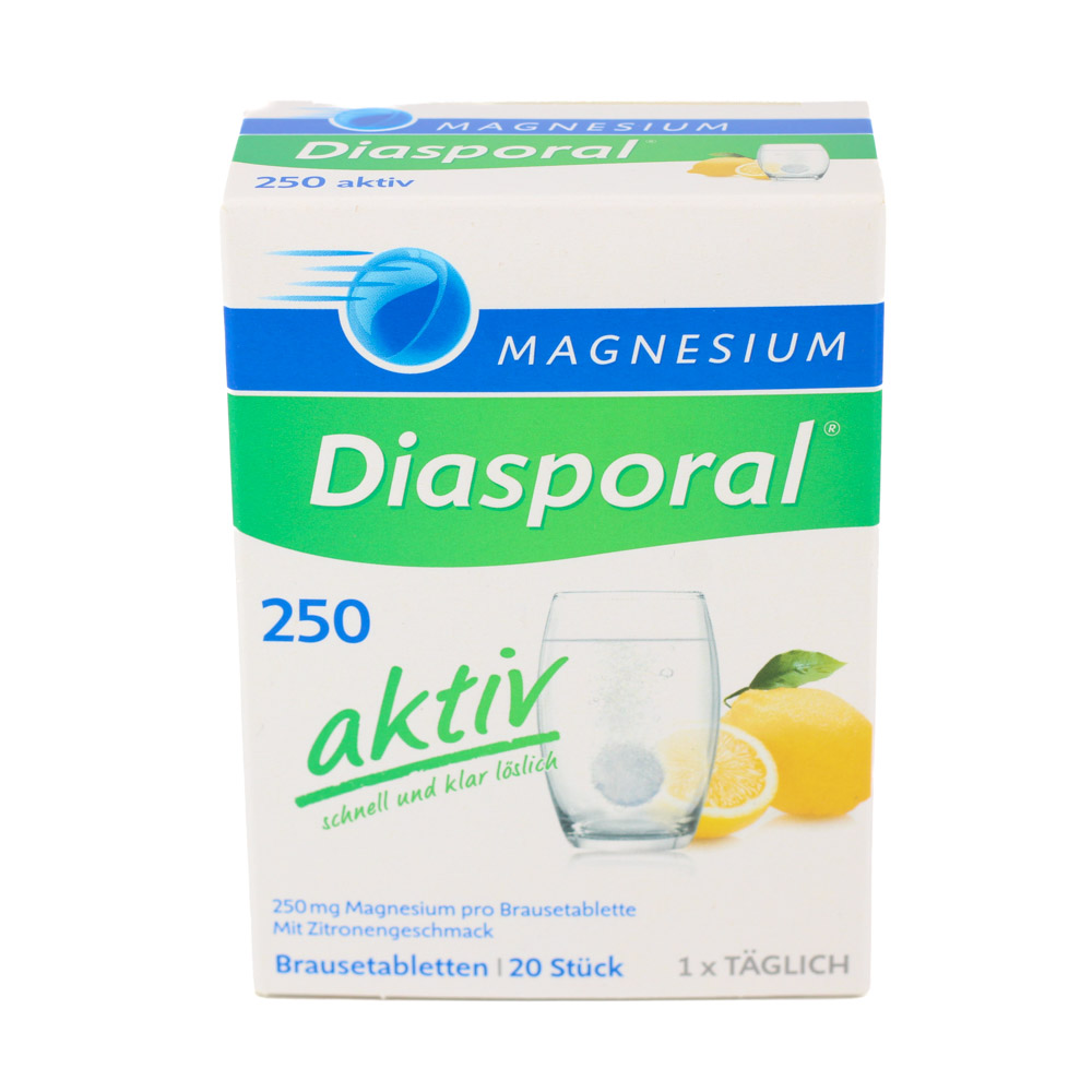 MAGNESIUM DIASPORAL 250 aktiv Brausetabletten MAGNESIUM DIASPORAL 250 aktiv Brausetabletten