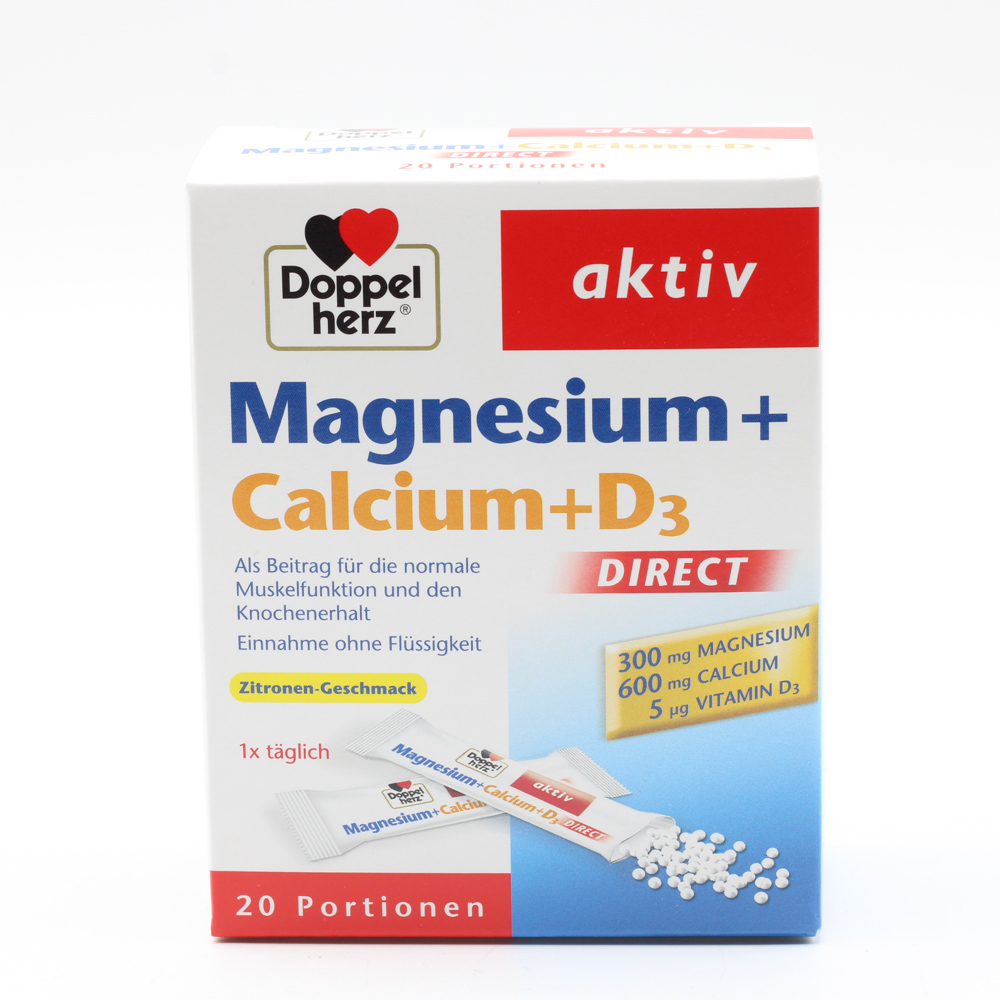 DOPPELHERZ Magnesium+Calcium+D3 DIRECT Pellets DOPPELHERZ Magnesium+Calcium+D3 DIRECT Pellets