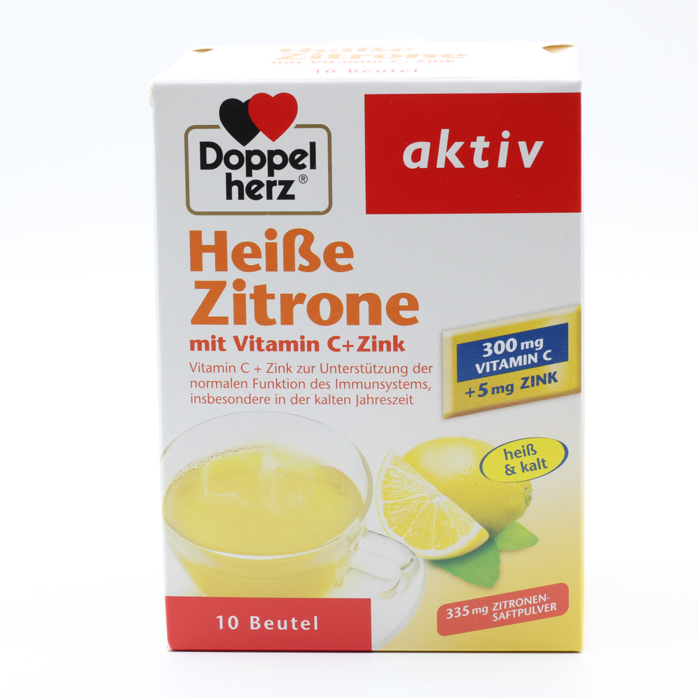 DOPPELHERZ heiße Zitrone Vitamin C+Zink Granulat DOPPELHERZ heiße Zitrone Vitamin C+Zink Granulat