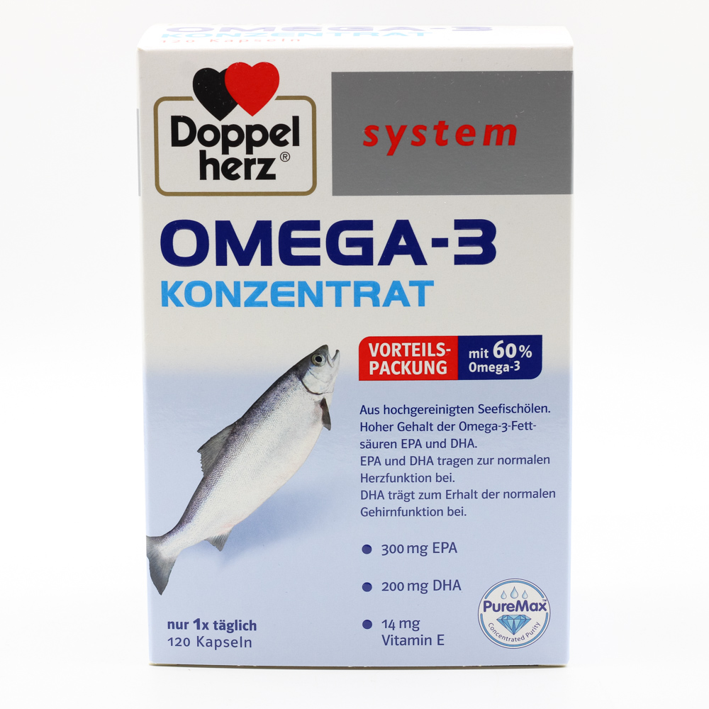 DOPPELHERZ Omega-3 Konzentrat system Kapseln DOPPELHERZ Omega-3 Konzentrat system Kapseln
