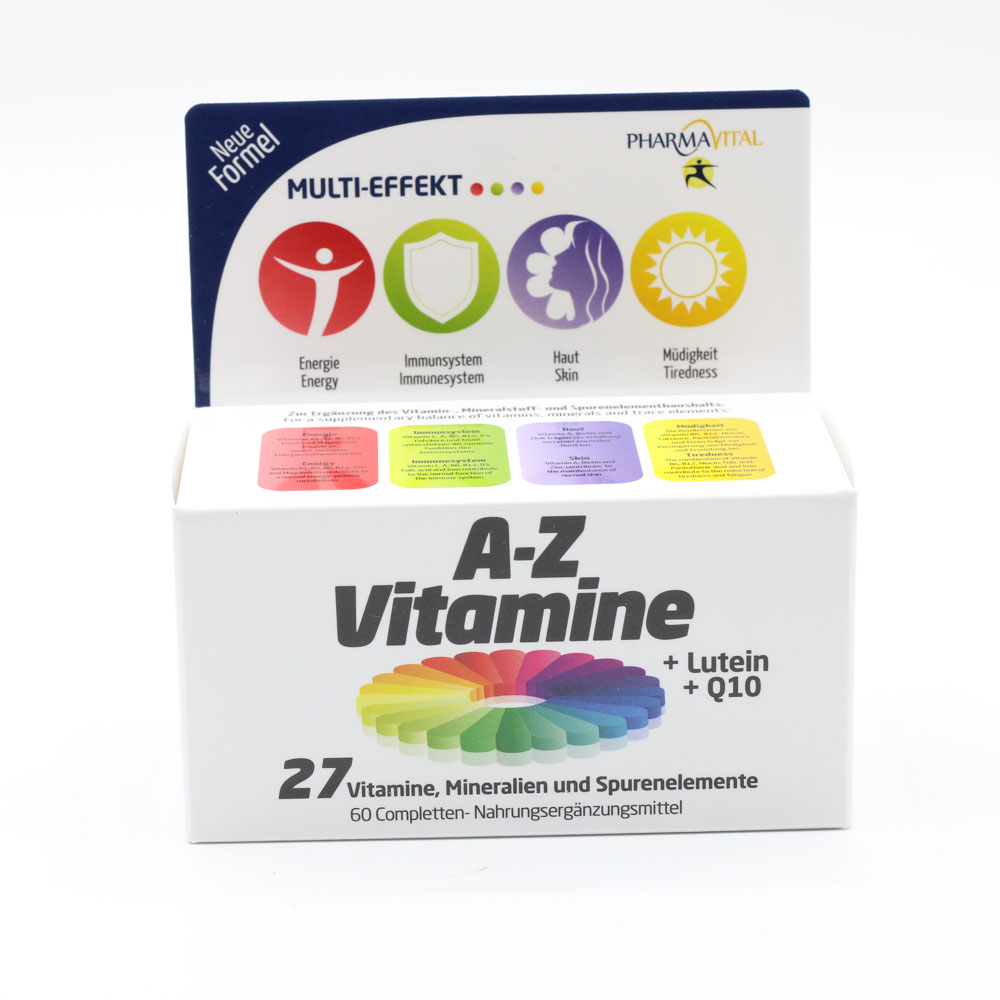 PHARMAVITAL A-Z Vitamine+Lutein+Q10 Tabletten PHARMAVITAL A-Z Vitamine+Lutein+Q10 Tabletten