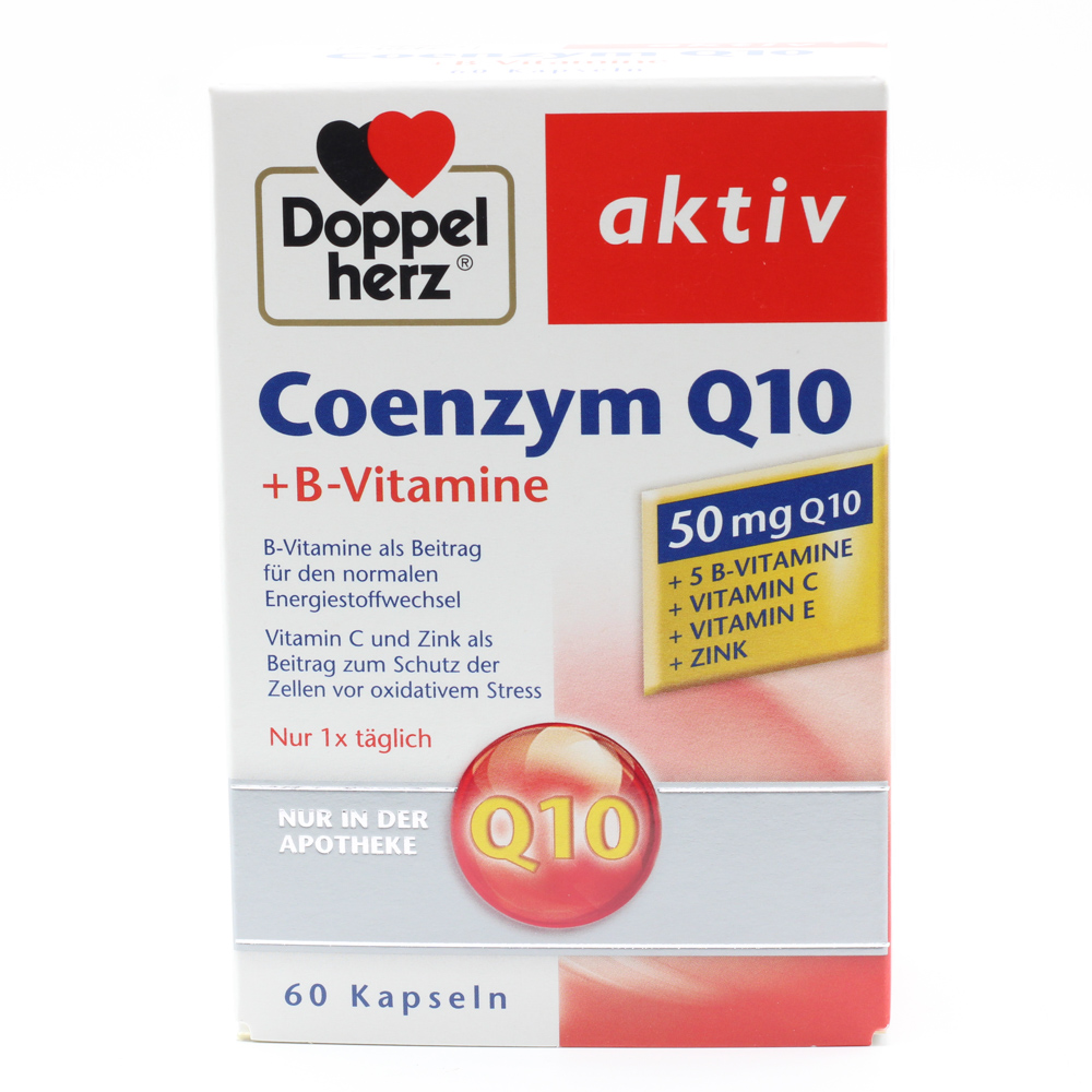 DOPPELHERZ Coenzym Q10+B Vitamine Kapseln DOPPELHERZ Coenzym Q10+B Vitamine Kapseln
