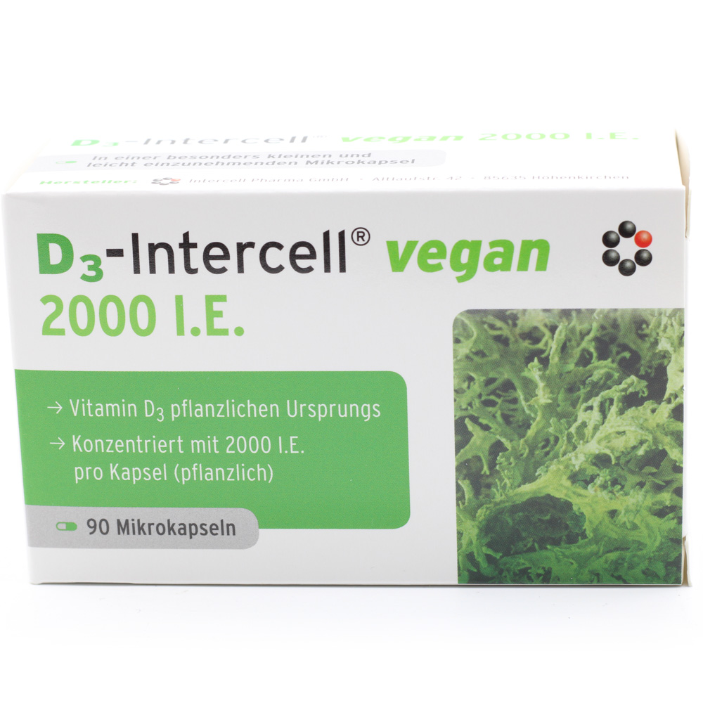 D3-INTERCELL vegan 2.000 I.E. Kapseln D3-INTERCELL vegan 2.000 I.E. Kapseln