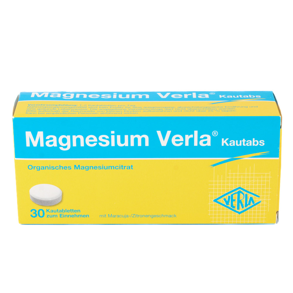 MAGNESIUM VERLA Kautabs MAGNESIUM VERLA Kautabs
