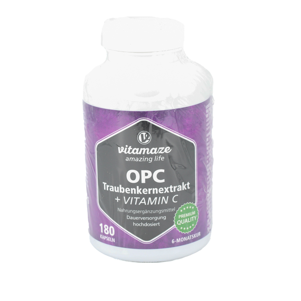 OPC TRAUBENKERNEXTRAKT hochdosiert+Vitamin C Kaps. OPC TRAUBENKERNEXTRAKT hochdosiert+Vitamin C Kaps.