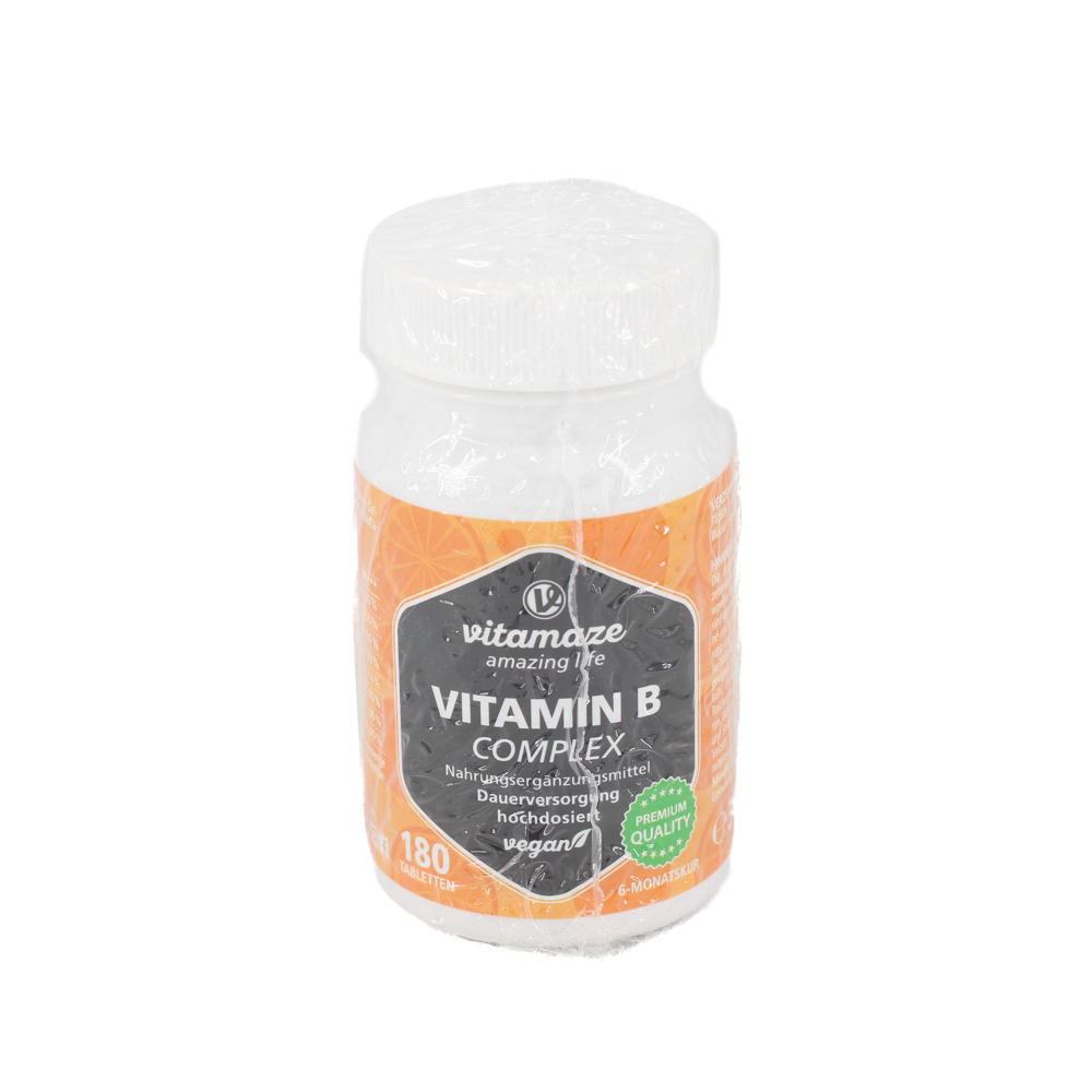 VITAMIN B COMPLEX hochdosiert vegan Tabletten VITAMIN B COMPLEX hochdosiert vegan Tabletten