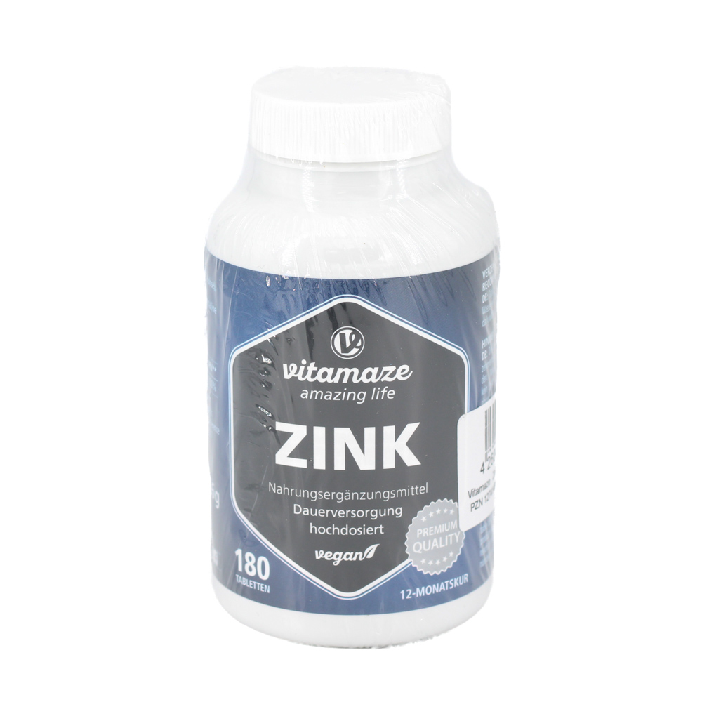ZINK 25 mg hochdosiert vegan Tabletten ZINK 25 mg hochdosiert vegan Tabletten