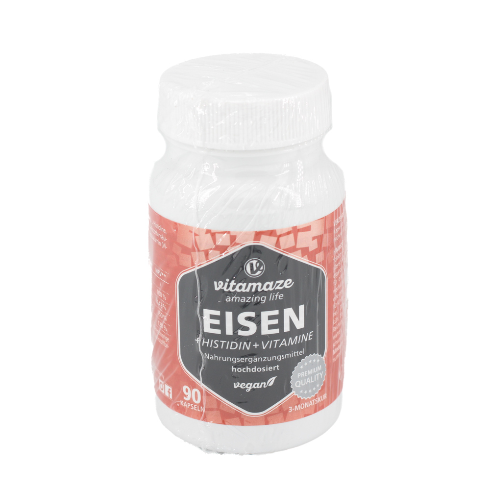 EISEN 20 mg+Histidin+Vitamine C/B9/B12 Kapseln EISEN 20 mg+Histidin+Vitamine C/B9/B12 Kapseln
