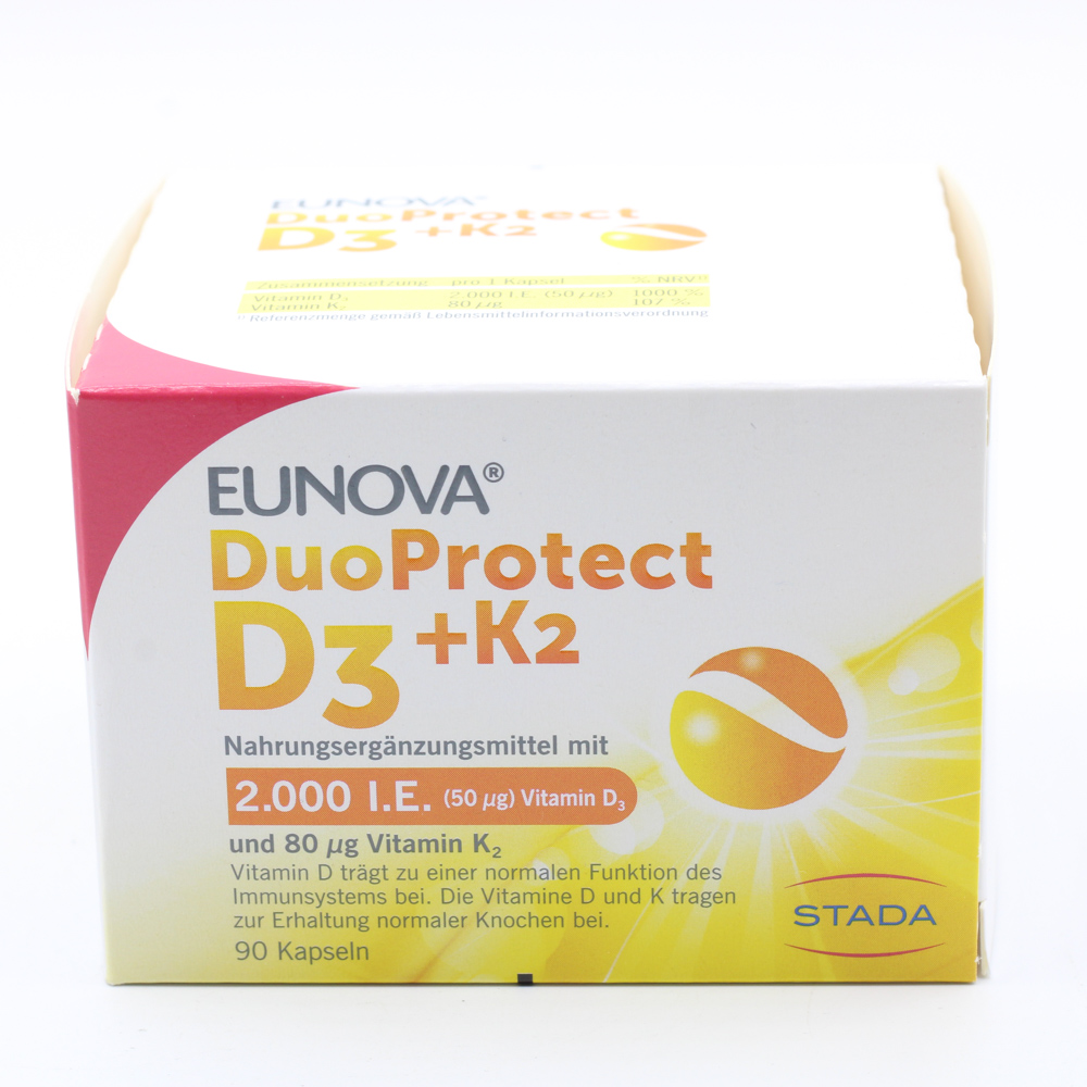 EUNOVA DuoProtect D3+K2 2000 I.E./80 μg Kapseln EUNOVA DuoProtect D3+K2 2000 I.E./80 μg Kapseln