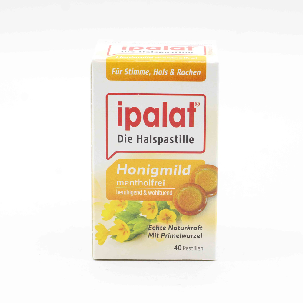 IPALAT Halspastillen honigmild o.Menthol zuckerfr. IPALAT Halspastillen honigmild o.Menthol zuckerfr.