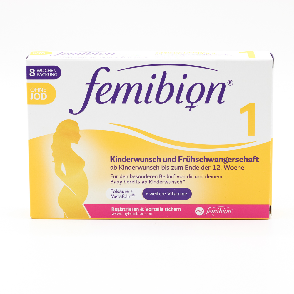 FEMIBION 1 Kinderwunsch+Frühschwangers.o.Jod Tabl. FEMIBION 1 Kinderwunsch+Frühschwangers.o.Jod Tabl.