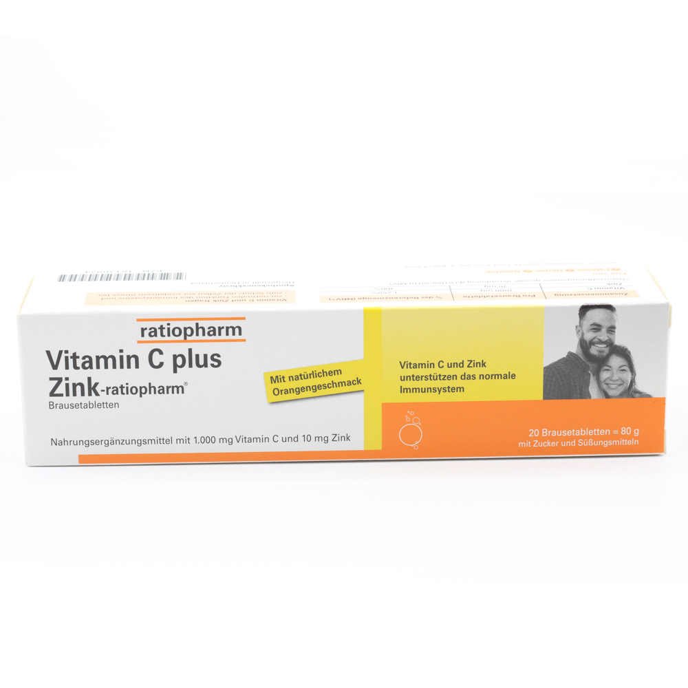 VITAMIN C PLUS Zink-ratiopharm Brausetabletten VITAMIN C PLUS Zink-ratiopharm Brausetabletten