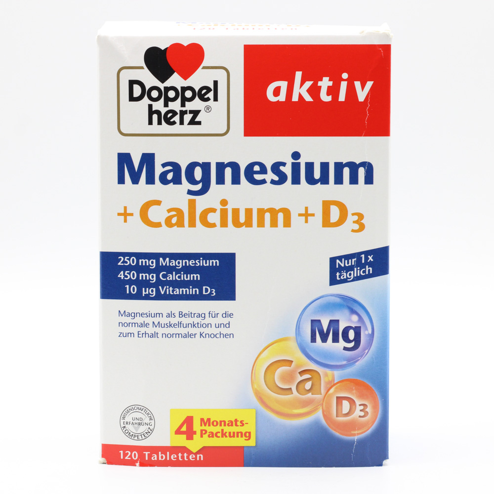 DOPPELHERZ Magnesium+Calcium+D3 Tabletten DOPPELHERZ Magnesium+Calcium+D3 Tabletten
