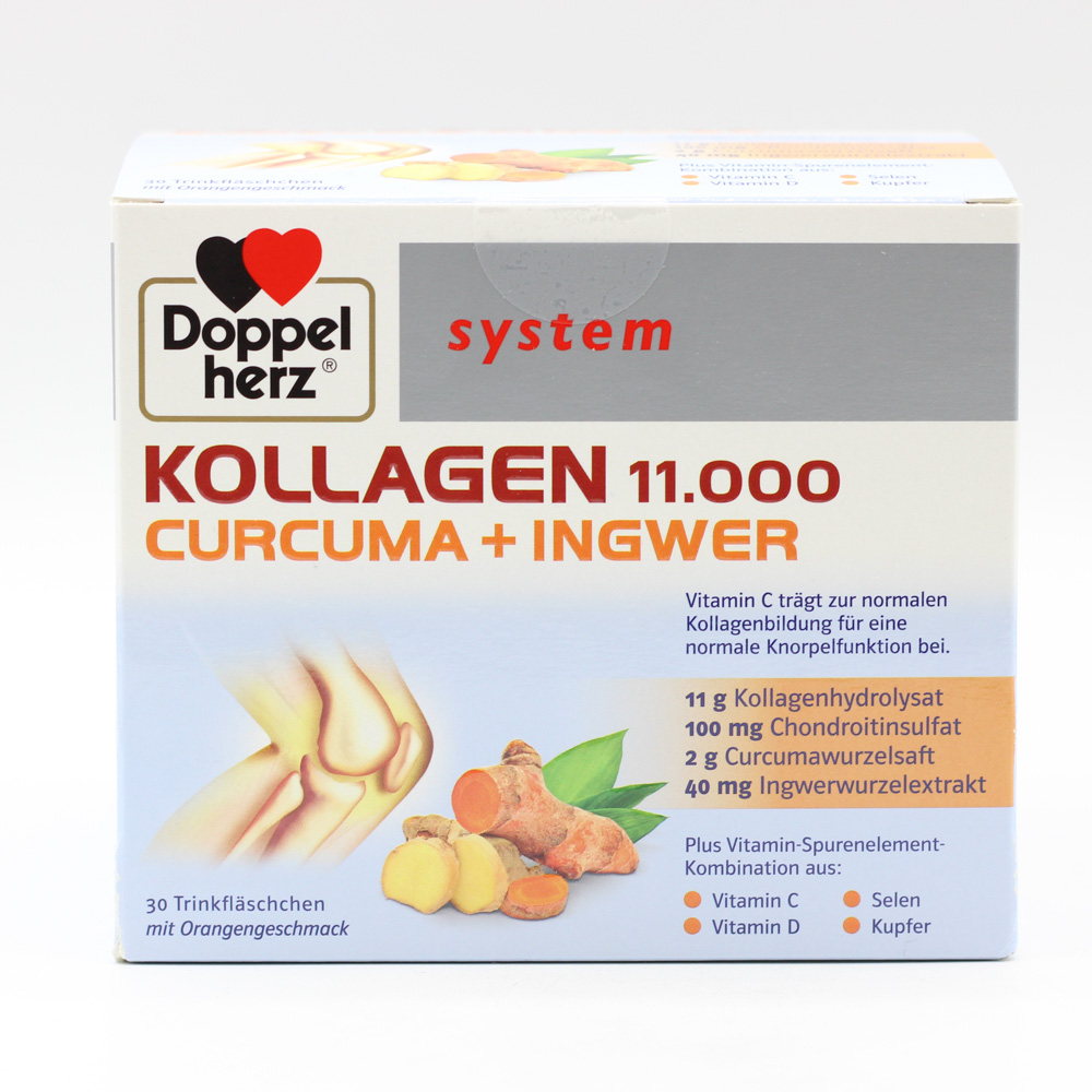 DOPPELHERZ Kollagen 11.000 Curcuma+Ingw.system TRA DOPPELHERZ Kollagen 11.000 Curcuma+Ingw.system TRA