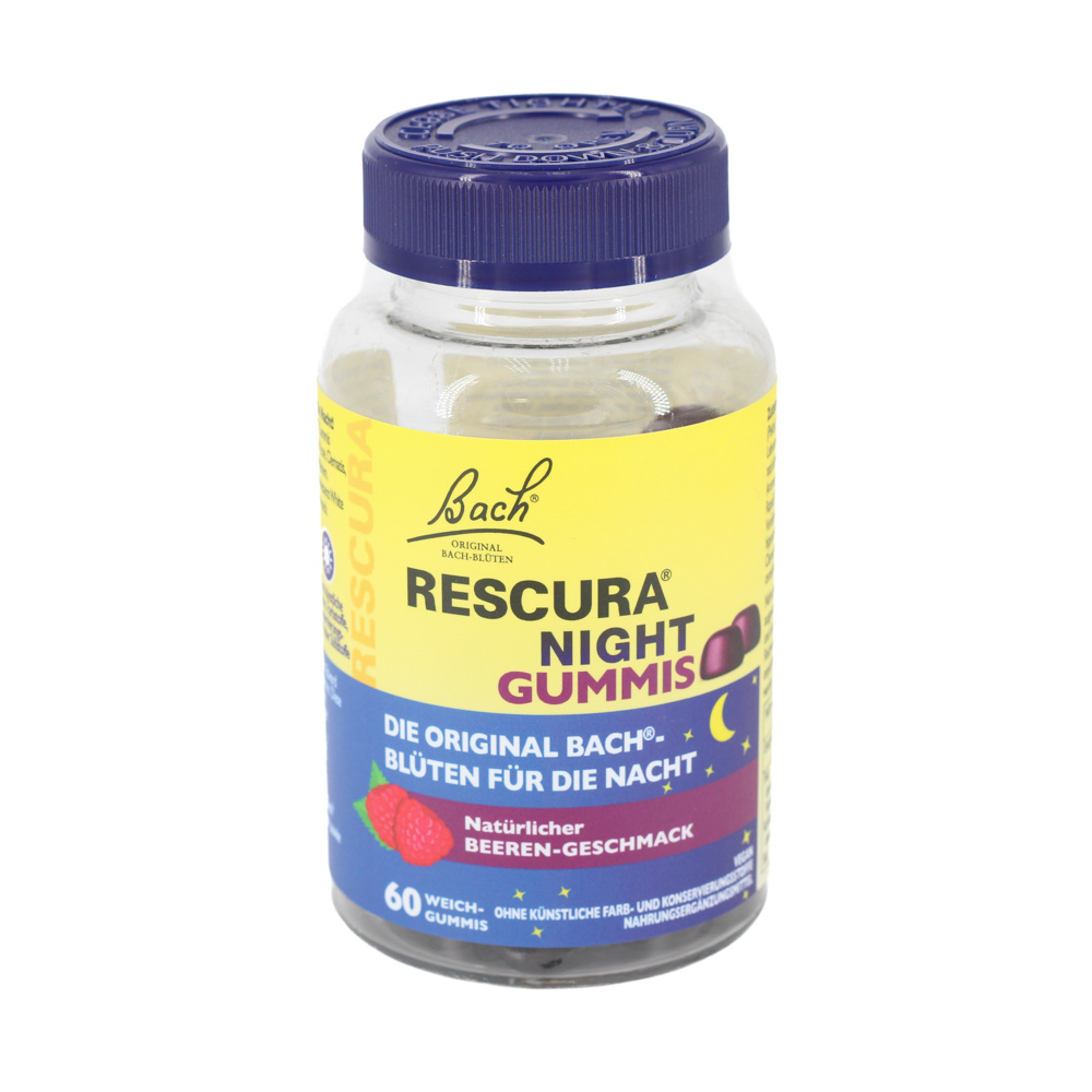BACHBLÜTEN Original Rescura Night Gummis Beere BACHBLÜTEN Original Rescura Night Gummis Beere