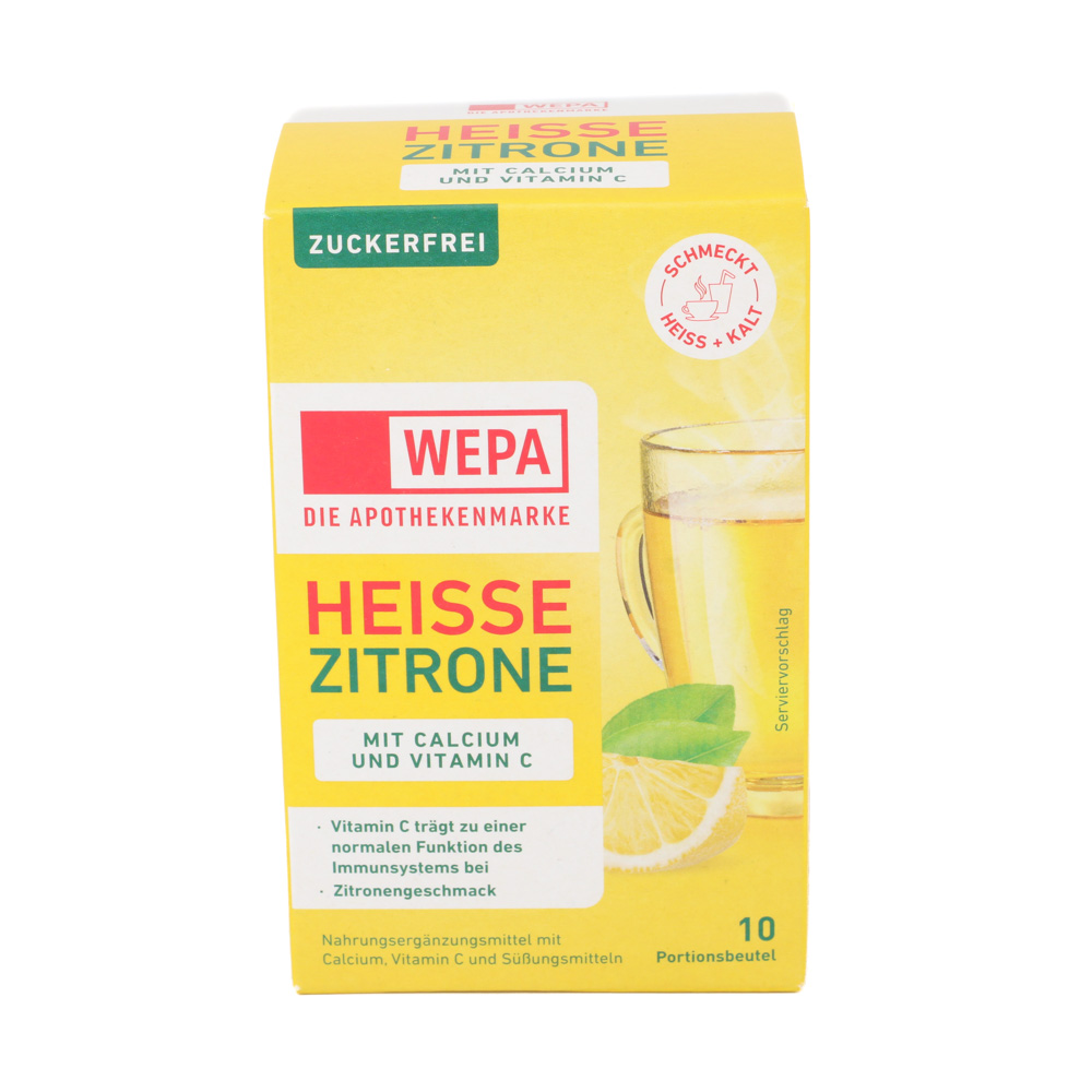 WEPA heiße Zitrone+Vit.C+Calcium zuckerfrei Pulver WEPA heiße Zitrone+Vit.C+Calcium zuckerfrei Pulver