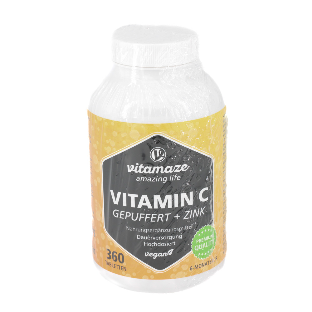 VITAMIN C GEPUFFERT 1000 mg hochdosiert+Zink Tabl. VITAMIN C GEPUFFERT 1000 mg hochdosiert+Zink Tabl.