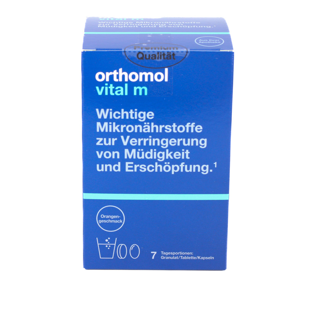 ORTHOMOL Vital M Granulat/Kap./Tabl.Kombip.7 Tage ORTHOMOL Vital M Granulat/Kap./Tabl.Kombip.7 Tage