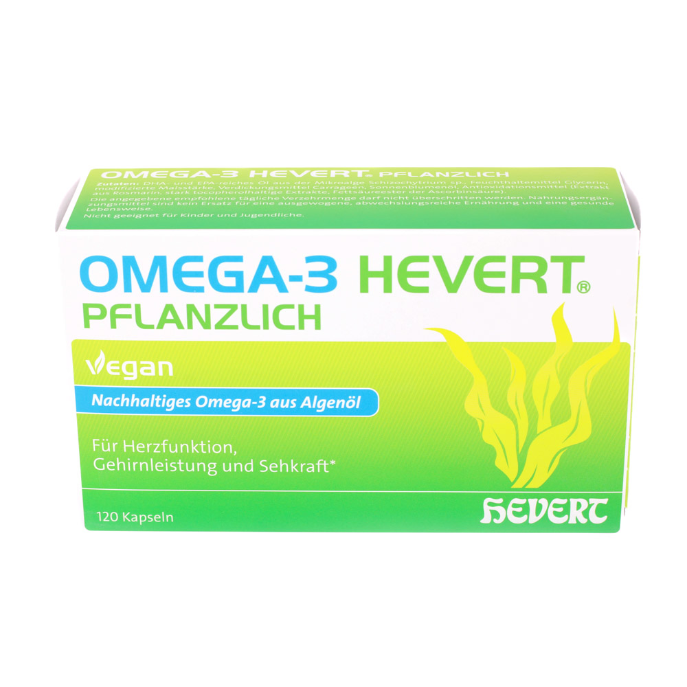 OMEGA-3 HEVERT pflanzlich Weichkapseln OMEGA-3 HEVERT pflanzlich Weichkapseln