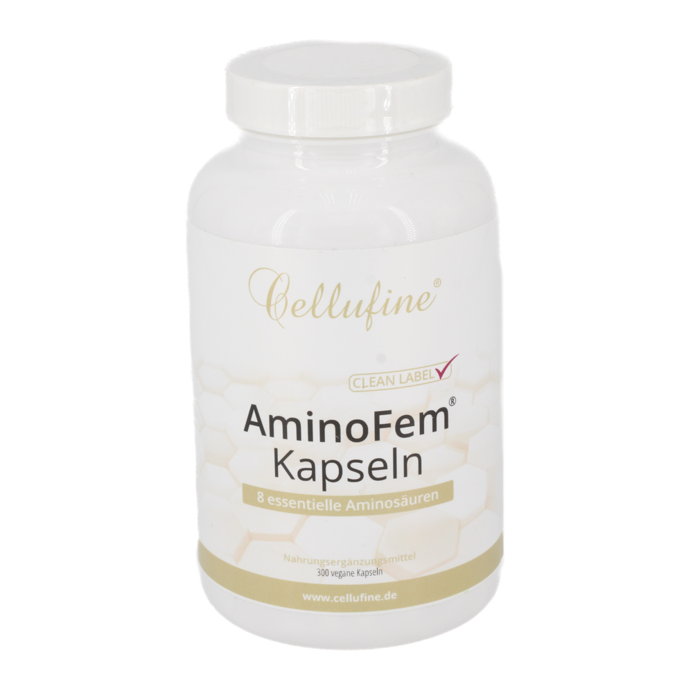 CELLUFINE AminoFem 8 ess.Aminos.500 mg vegan Kaps. CELLUFINE AminoFem 8 ess.Aminos.500 mg vegan Kaps.