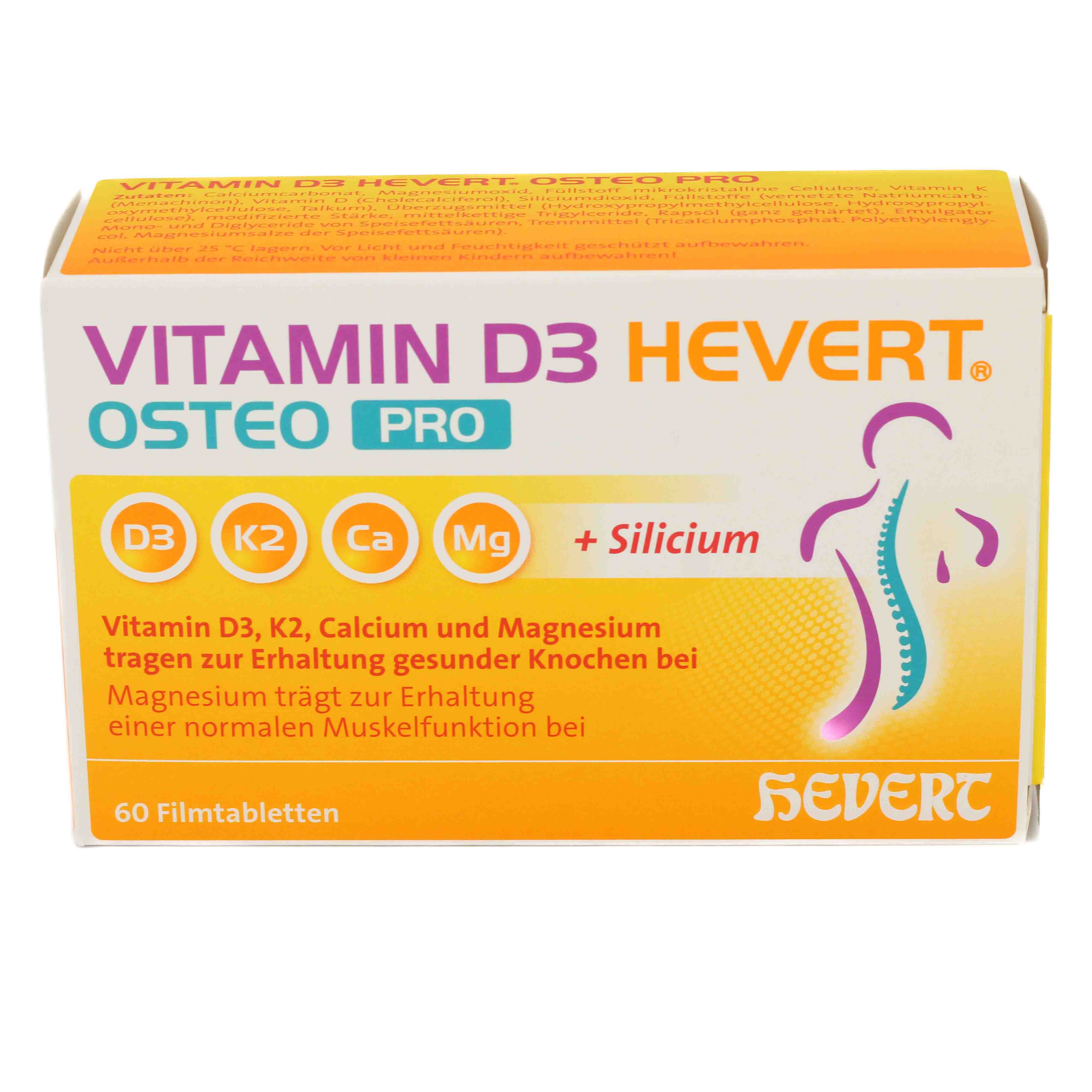 VITAMIN D3 HEVERT Osteo Pro Filmtabletten VITAMIN D3 HEVERT Osteo Pro Filmtabletten