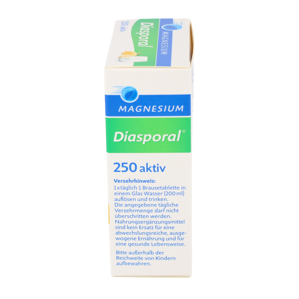MAGNESIUM DIASPORAL 250 aktiv Brausetabletten MAGNESIUM DIASPORAL 250 aktiv Brausetabletten