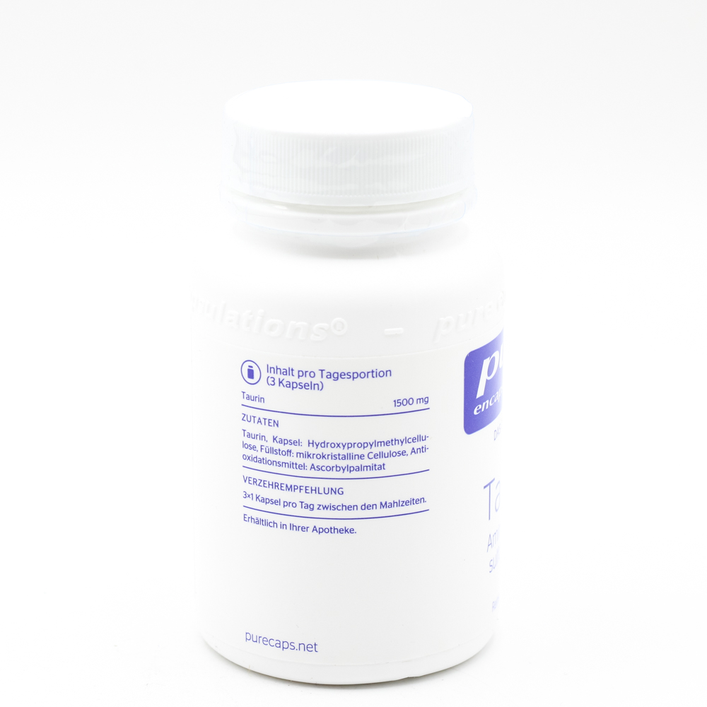 PURE ENCAPSULATIONS Taurin Kapseln PURE ENCAPSULATIONS Taurin Kapseln