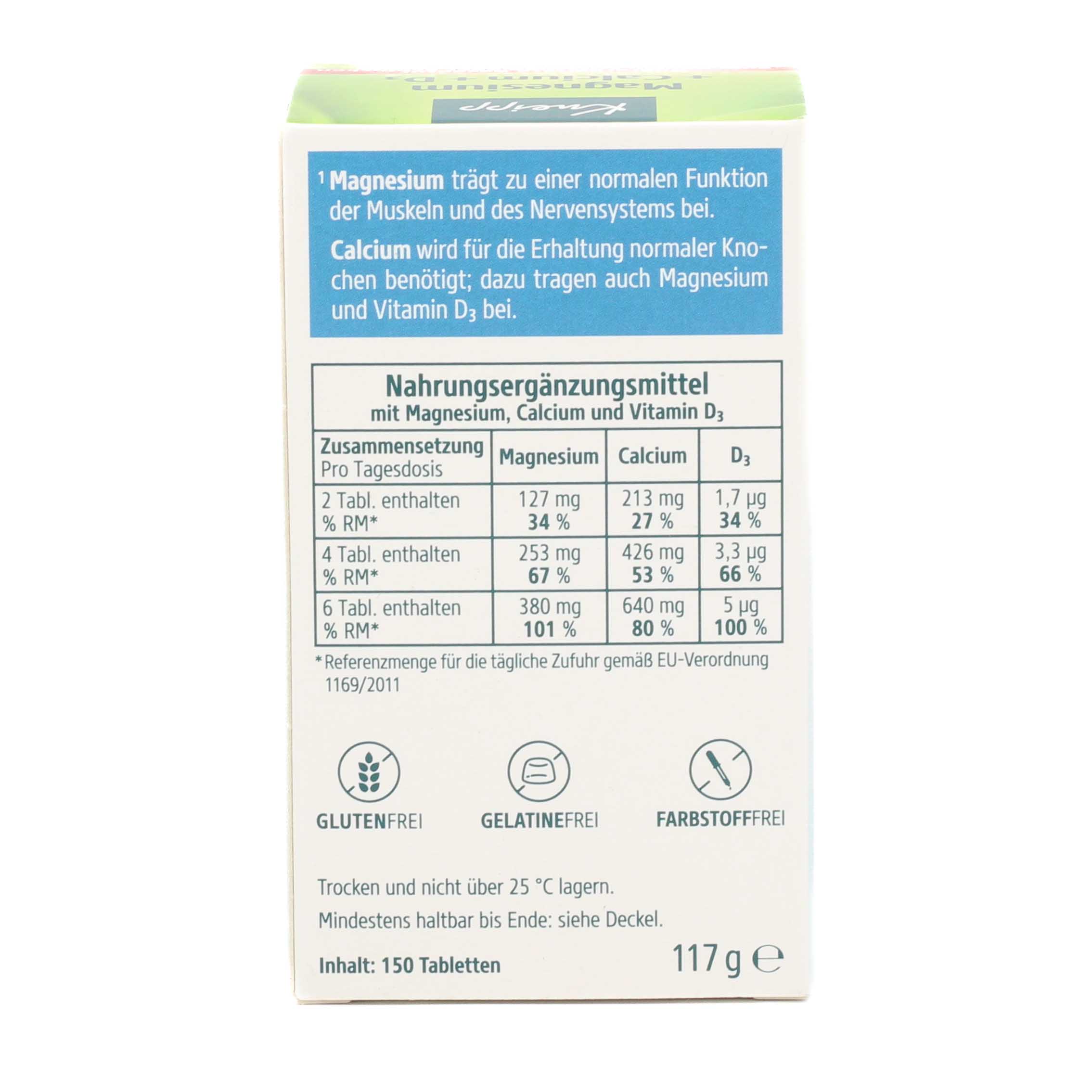 KNEIPP Magnesium+Calcium Tabletten KNEIPP Magnesium+Calcium Tabletten
