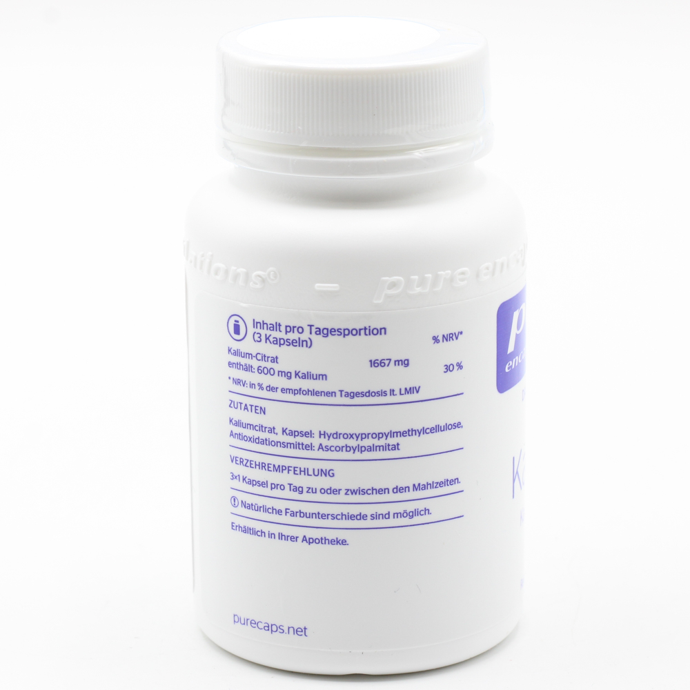 PURE ENCAPSULATIONS Kalium Kaliumcitrat Kapseln PURE ENCAPSULATIONS Kalium Kaliumcitrat Kapseln