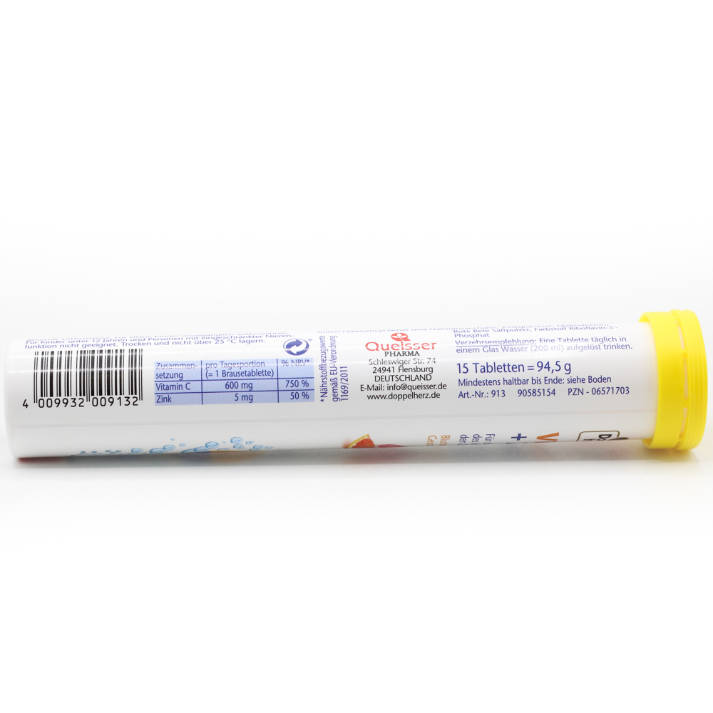 DOPPELHERZ Vitamin C+Zink Brausetabletten DOPPELHERZ Vitamin C+Zink Brausetabletten