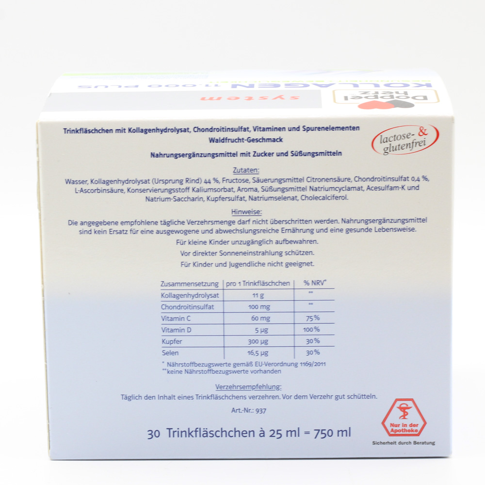 DOPPELHERZ Kollagen 11.000 Plus system Ampullen DOPPELHERZ Kollagen 11.000 Plus system Ampullen