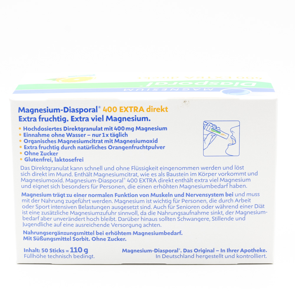 MAGNESIUM DIASPORAL 400 Extra direkt Granulat MAGNESIUM DIASPORAL 400 Extra direkt Granulat