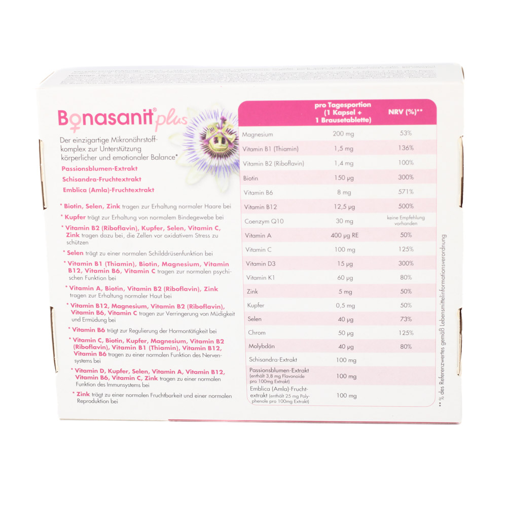 BONASANIT plus 60 Kps./60 Br.Tabl. Kombipackung BONASANIT plus 60 Kps./60 Br.Tabl. Kombipackung