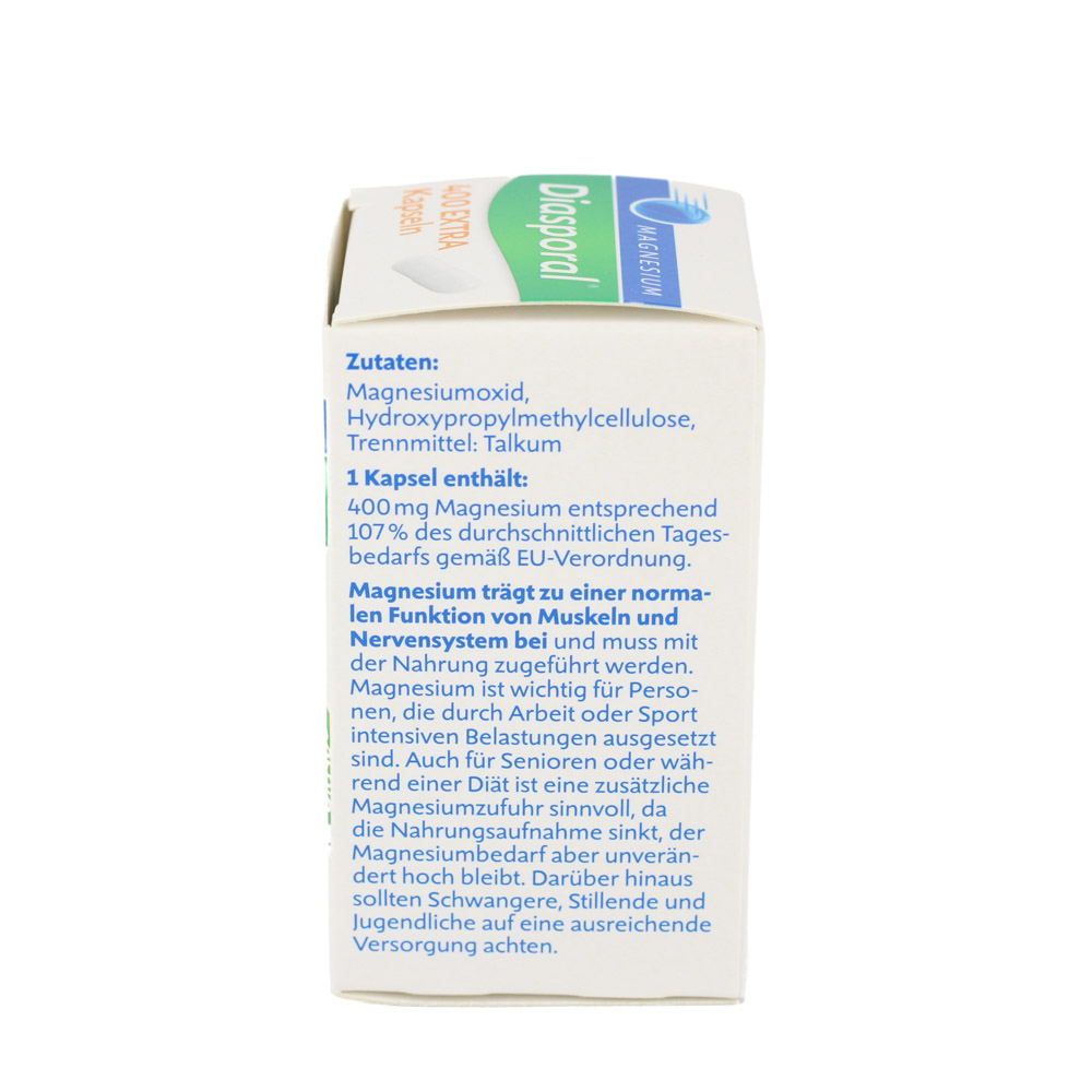 MAGNESIUM DIASPORAL 400 Extra Kapseln MAGNESIUM DIASPORAL 400 Extra Kapseln
