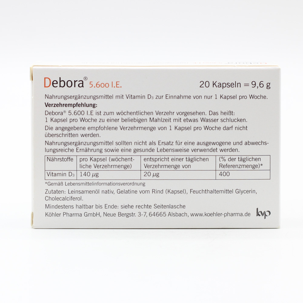 DEBORA 5.600 I.E. Kapseln DEBORA 5.600 I.E. Kapseln