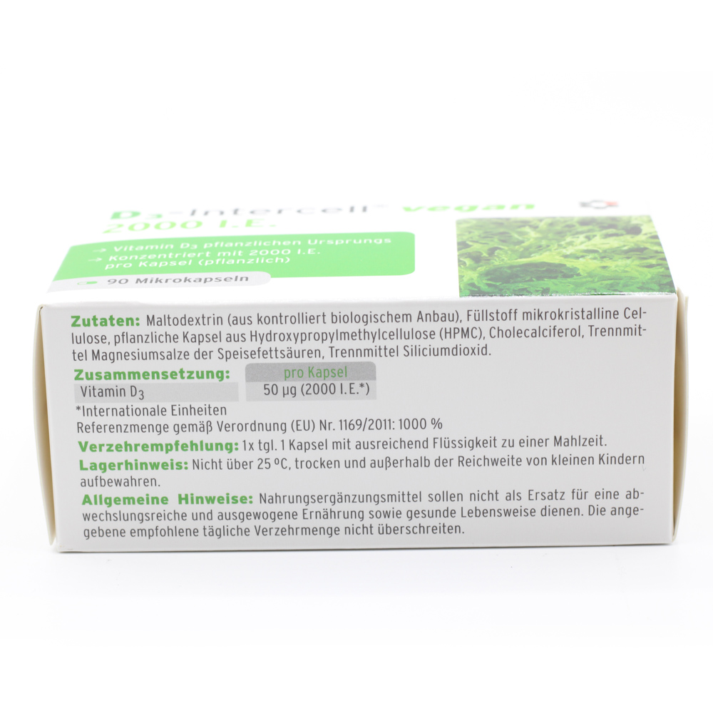 D3-INTERCELL vegan 2.000 I.E. Kapseln D3-INTERCELL vegan 2.000 I.E. Kapseln