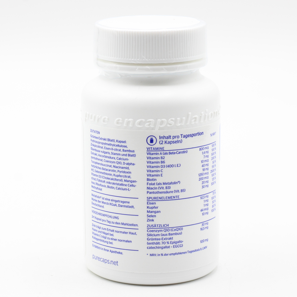 PURE ENCAPSULATIONS Haut-Haare-Nägel Kapseln PURE ENCAPSULATIONS Haut-Haare-Nägel Kapseln