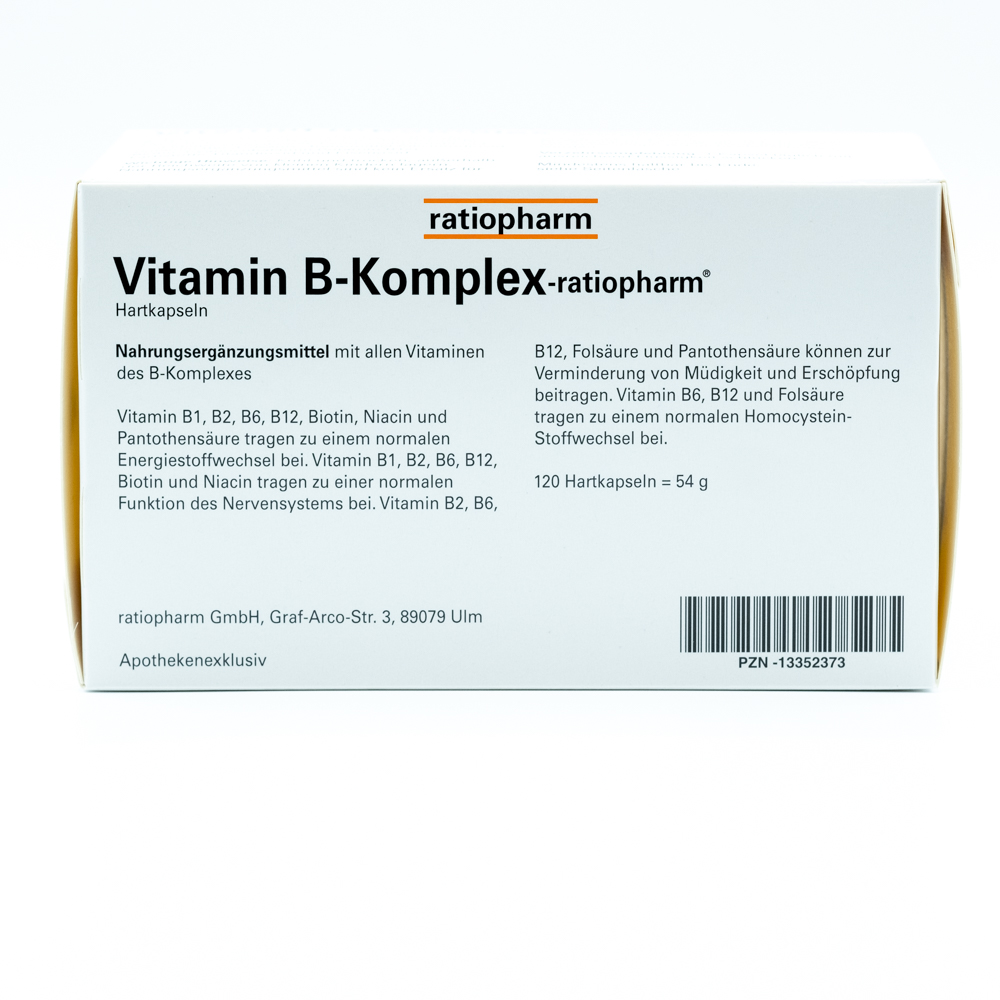 VITAMIN B-KOMPLEX-ratiopharm Kapseln VITAMIN B-KOMPLEX-ratiopharm Kapseln