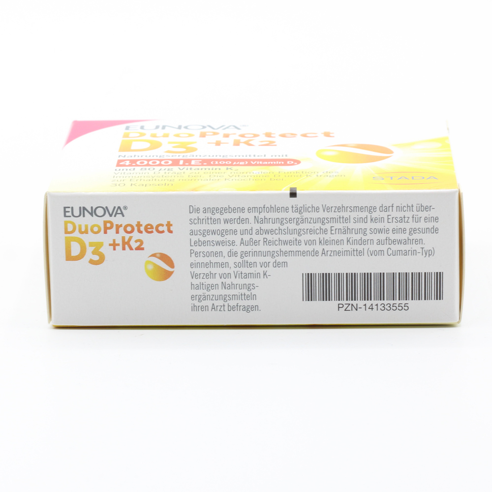 EUNOVA DuoProtect D3+K2 4000 I.E./80 μg Kapseln EUNOVA DuoProtect D3+K2 4000 I.E./80 μg Kapseln