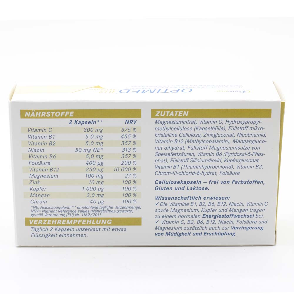 OPTIMED B12 Aktiv plus Kapseln OPTIMED B12 Aktiv plus Kapseln