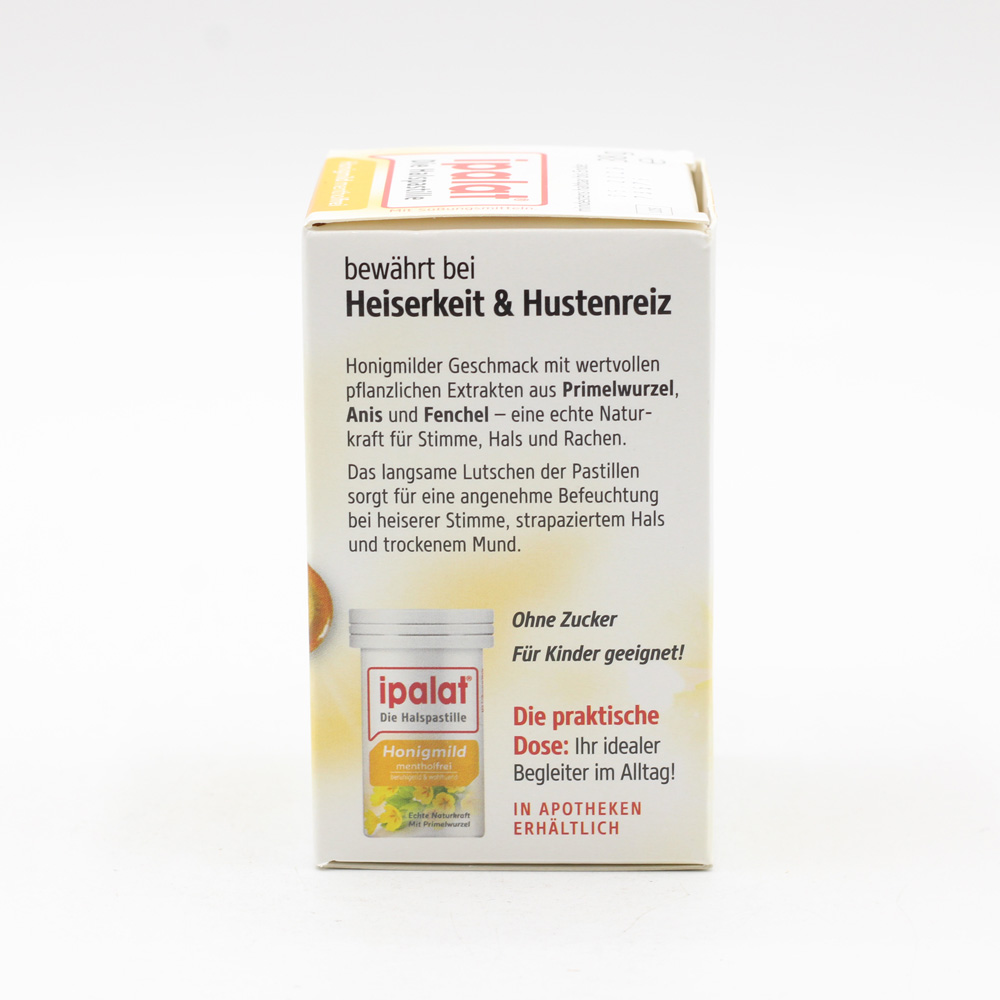 IPALAT Halspastillen honigmild o.Menthol zuckerfr. IPALAT Halspastillen honigmild o.Menthol zuckerfr.