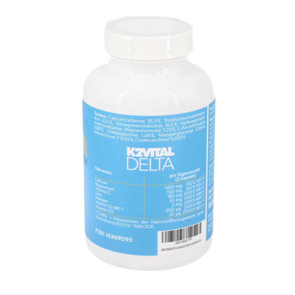 BIOMENTA Knochen Plus Vitamin D3 K2 MK7 Calcium BIOMENTA Knochen Plus Vitamin D3 K2 MK7 Calcium