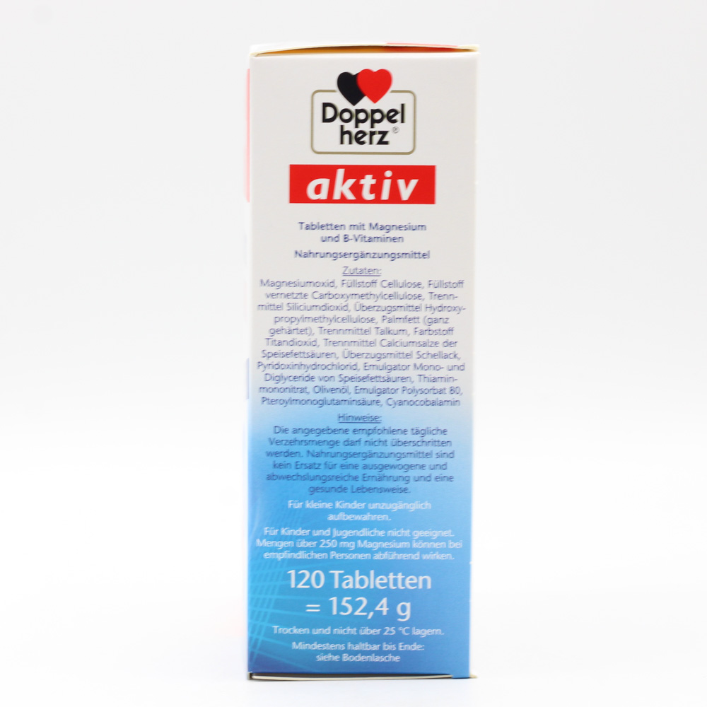 DOPPELHERZ Magnesium 400+B1+B6+B12+Folsäure Tabl. DOPPELHERZ Magnesium 400+B1+B6+B12+Folsäure Tabl.